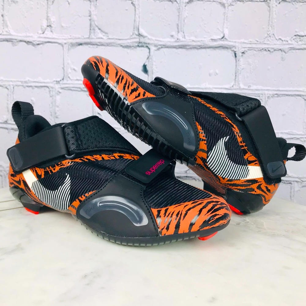 Nike Womens SuperRep Tiger Stripes Indoor Cycling Shoes Size 5 - CJ0775-018 NEW